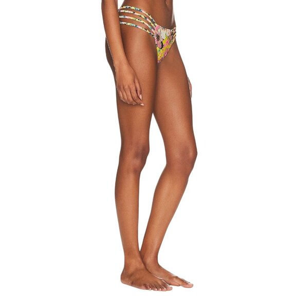 Agua Bendita Sophia Bikini Bottoms in Praia Multicolor Medium New Womens - Picture 4 of 10